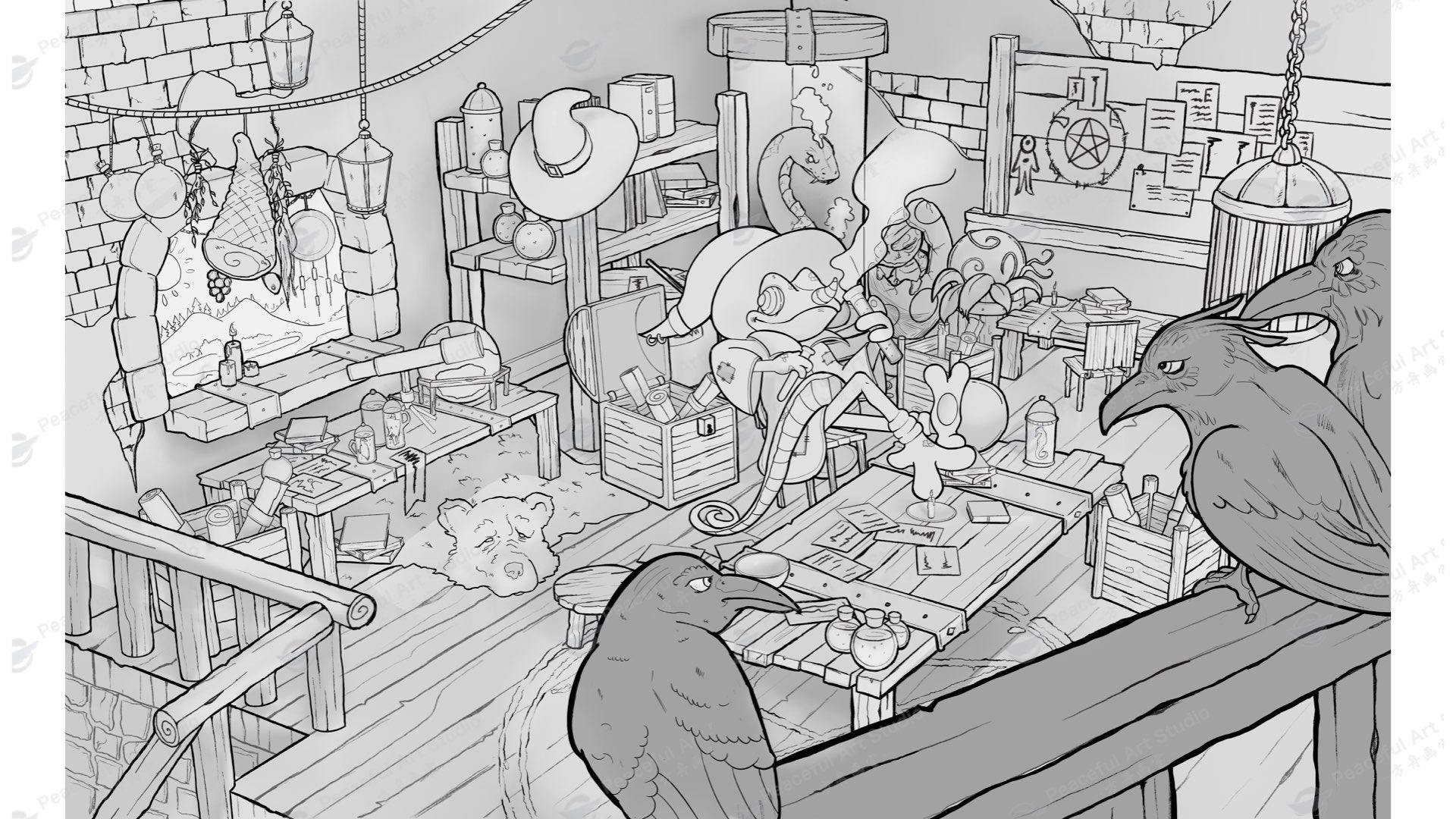 Peaceful Art Studio