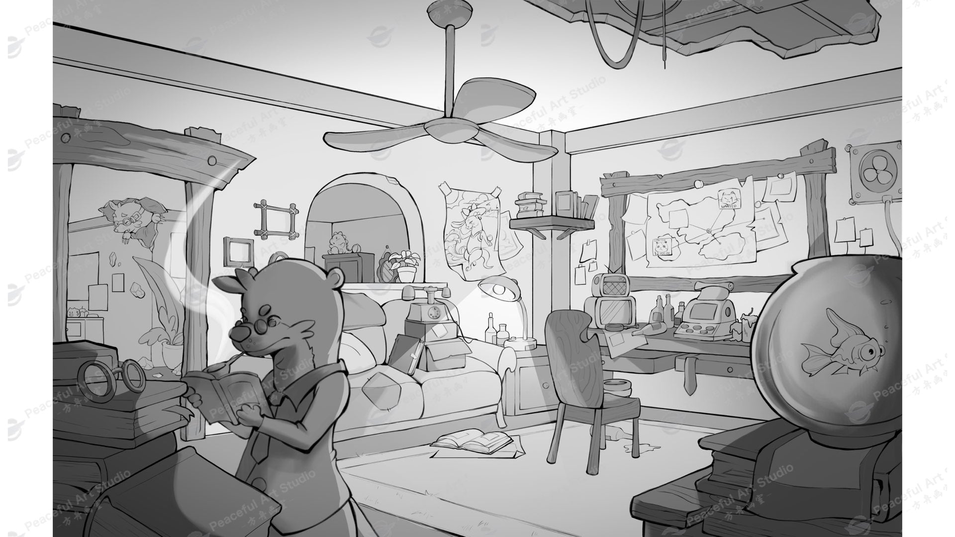 Peaceful Art Studio