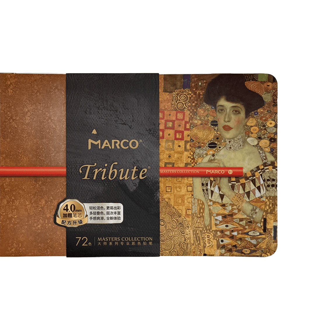 Marco Tribute MASTERS 72 Oil Color Pencils Drawing Set
