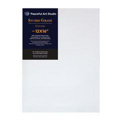 6 Pack 12x16" Peaceful Art Studio Canvas – 7oz Cotton, Triple-Primed, Acid-Free