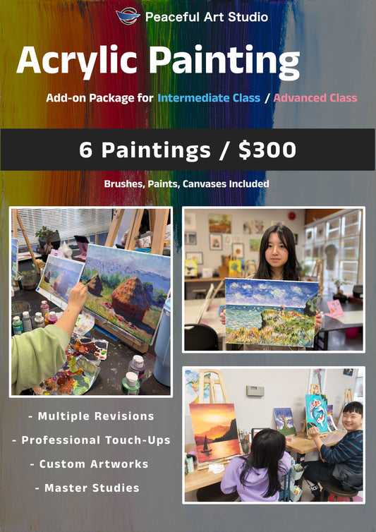 6 Acrylic Paintings Add-On 2544