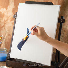 6 Pack 12x16" Peaceful Art Studio Canvas – 7oz Cotton, Triple-Primed, Acid-Free